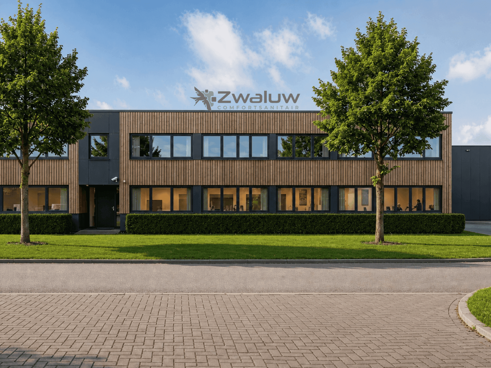 Hoofdkantoor en toonzaal Zwaluw Comfortsanitair in Zeewolde